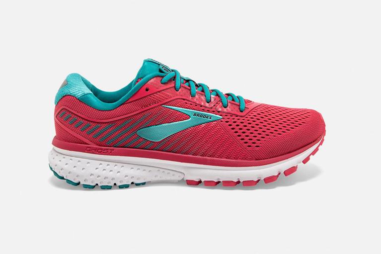 Brooks Ghost 12 Road Running Shoes - Women's - Red (60574-RZFW)